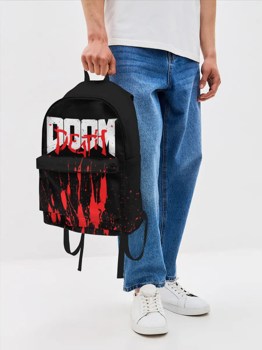 Рюкзак джинсовый / DOOM Bloody