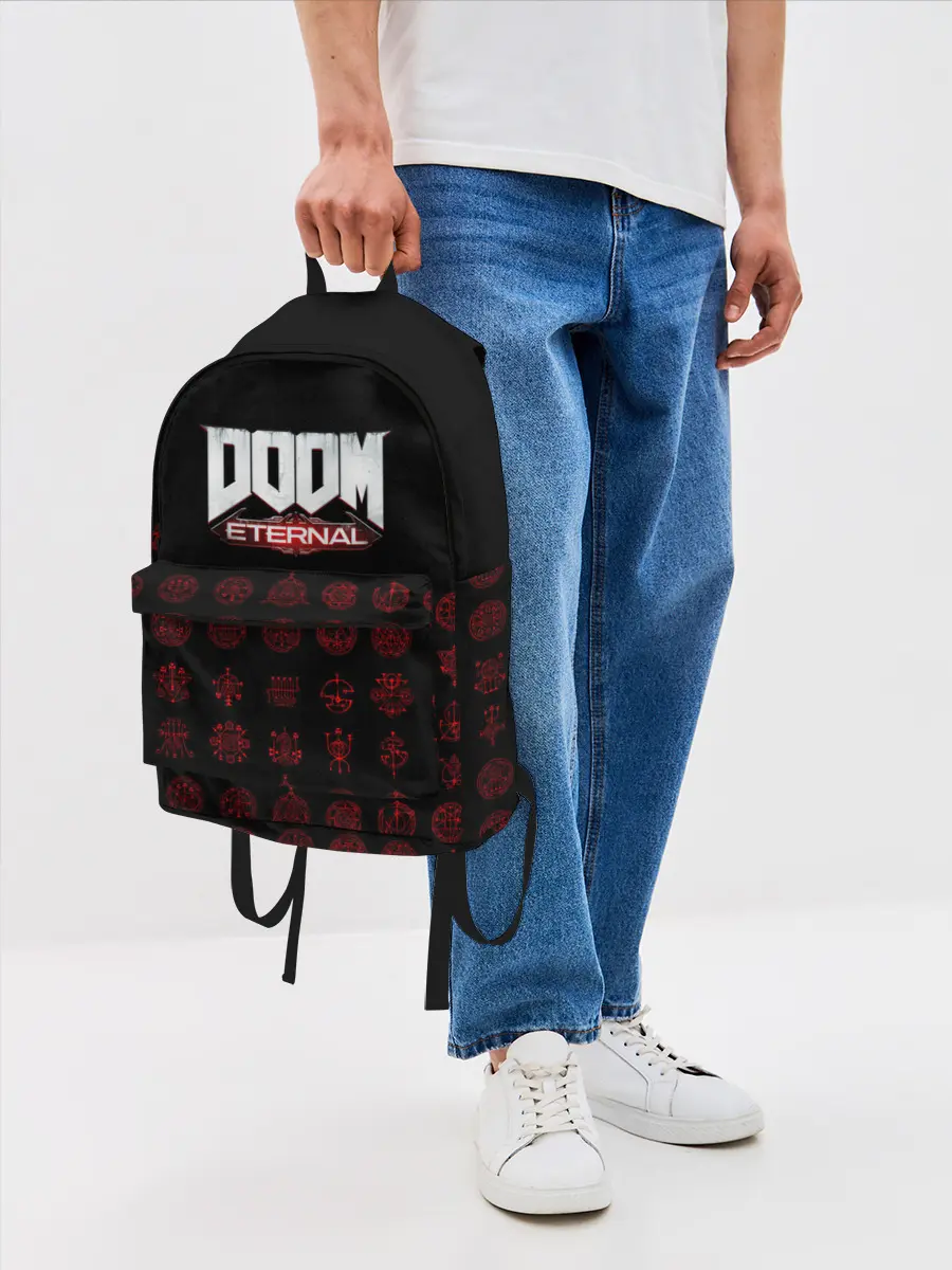 Рюкзак джинсовый / DOOM Eternal
