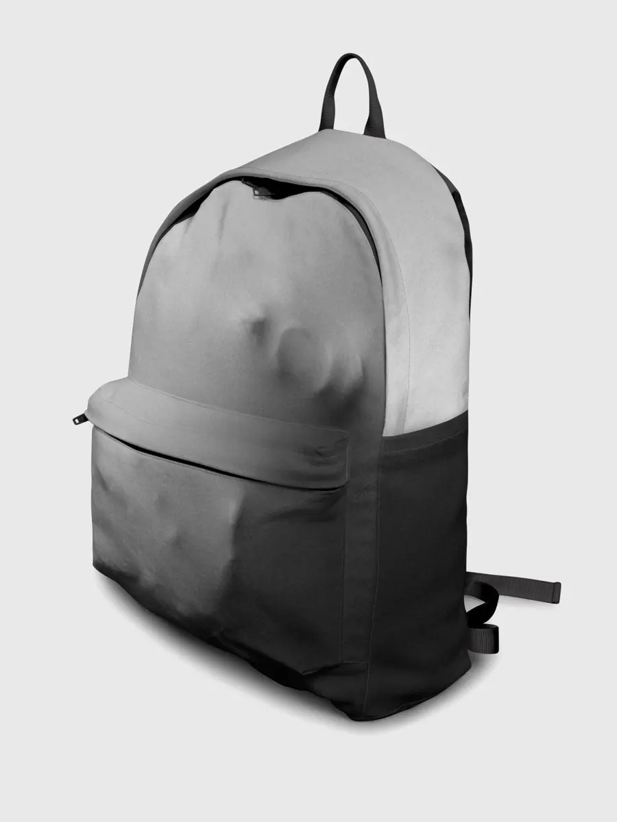 Рюкзак джинсовый / Кричащее Лицо Внутри