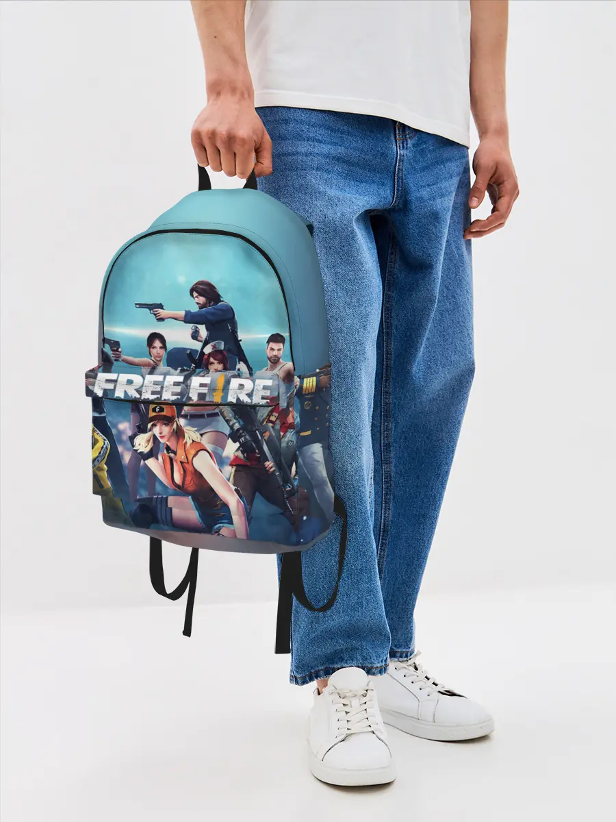 Рюкзак джинсовый / FREE FIRE