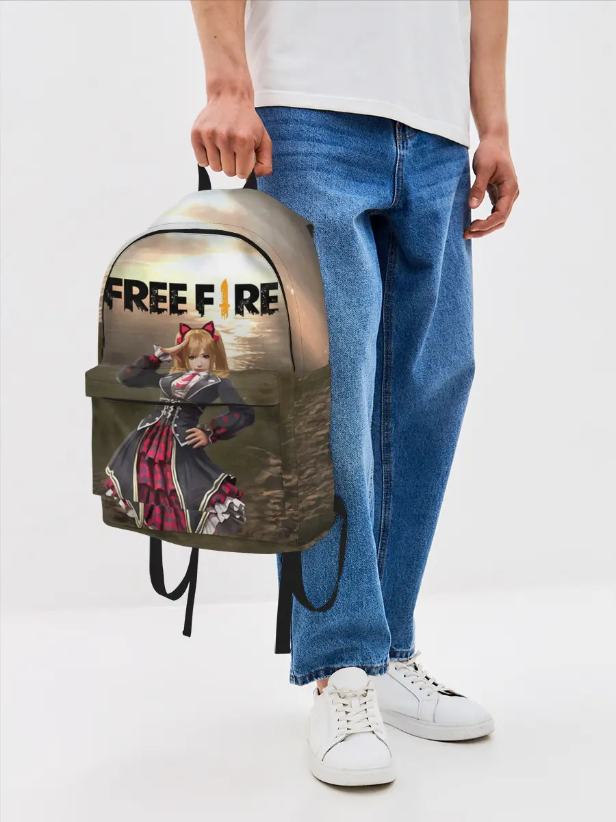 Рюкзак джинсовый / FREE FIRE - Caroline