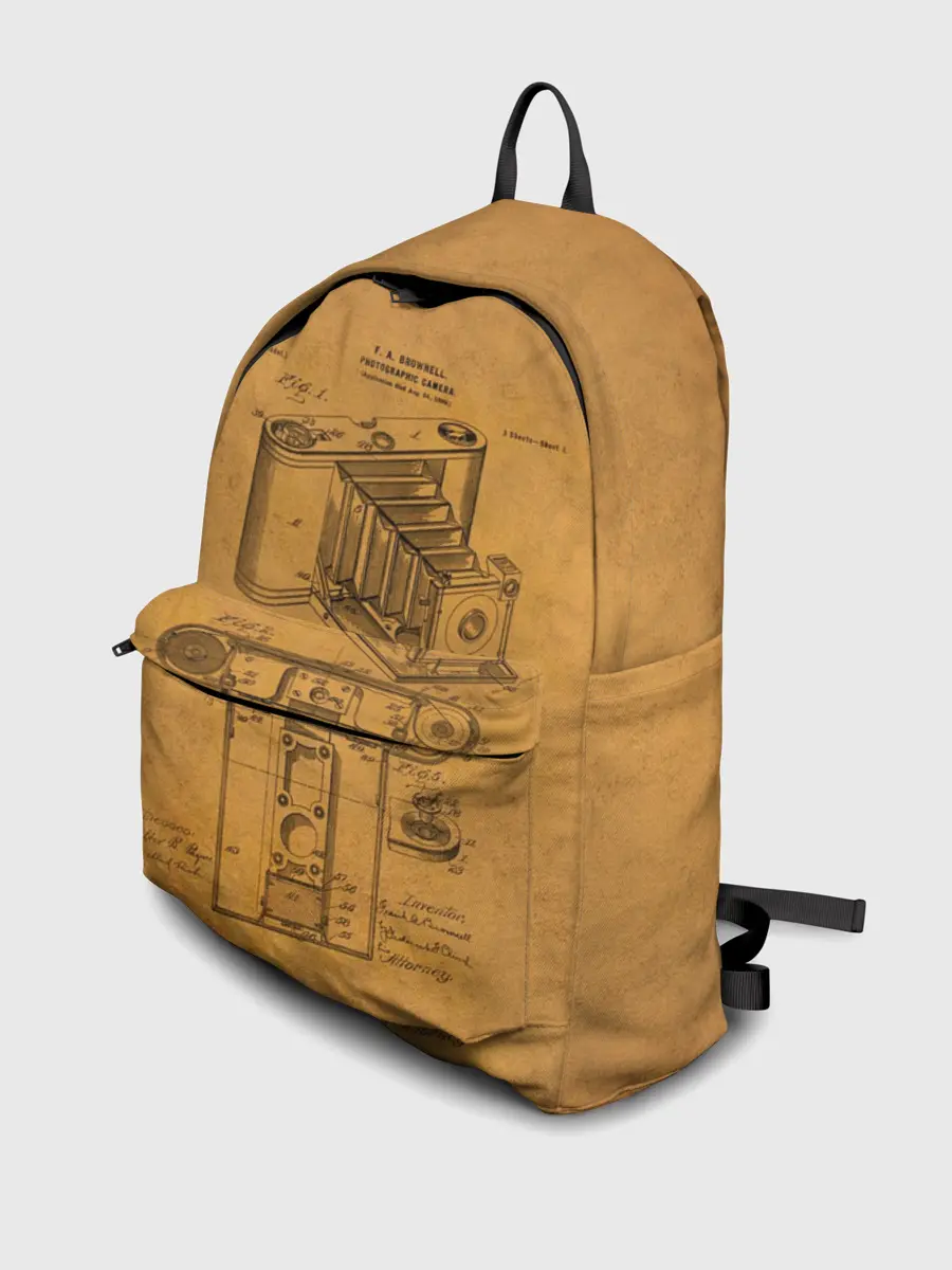 Рюкзак джинсовый / Photographic Camera Patent