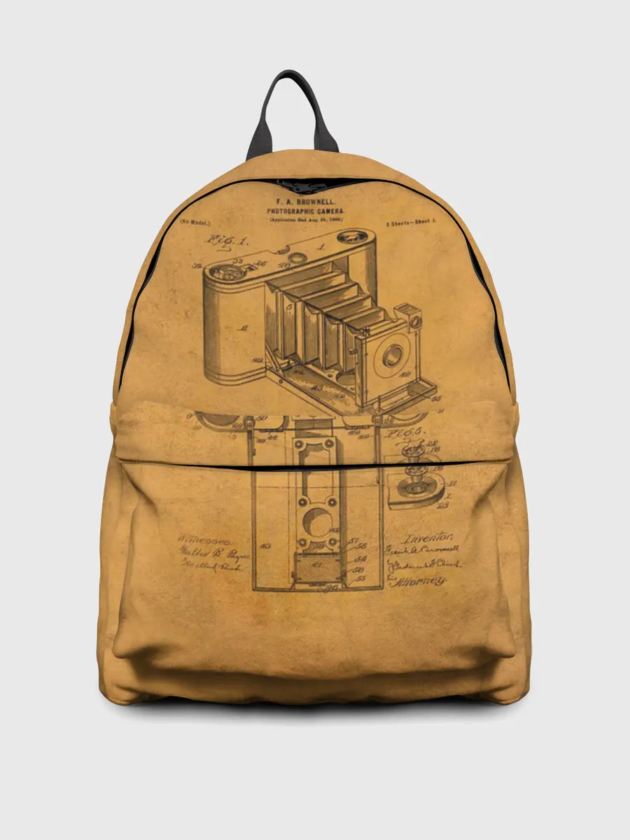 Рюкзак джинсовый / Photographic Camera Patent