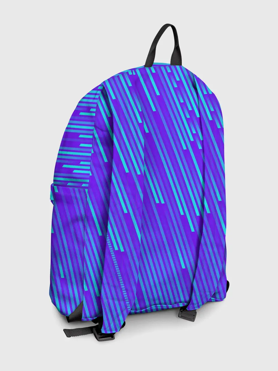 Рюкзак джинсовый / Неоновые Линии