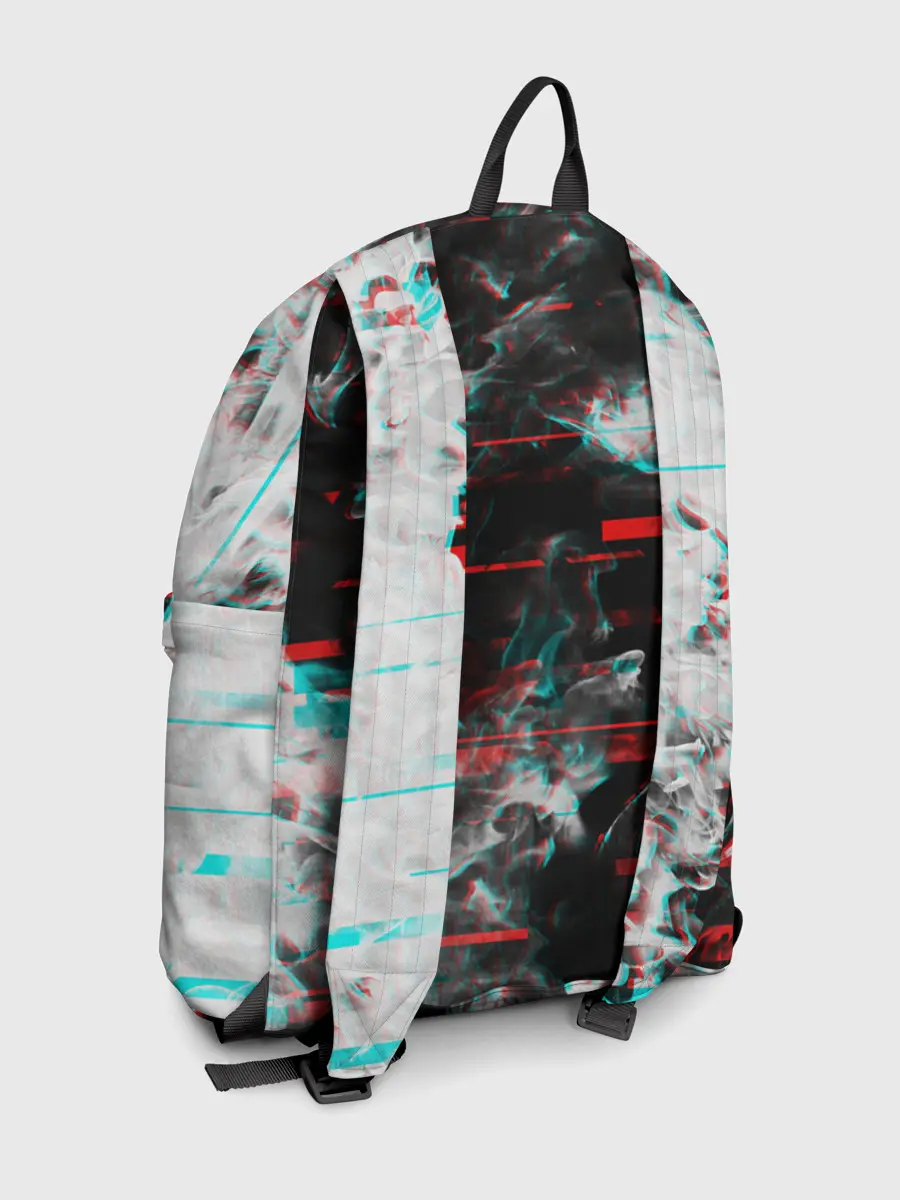 Рюкзак джинсовый / White flame glitch