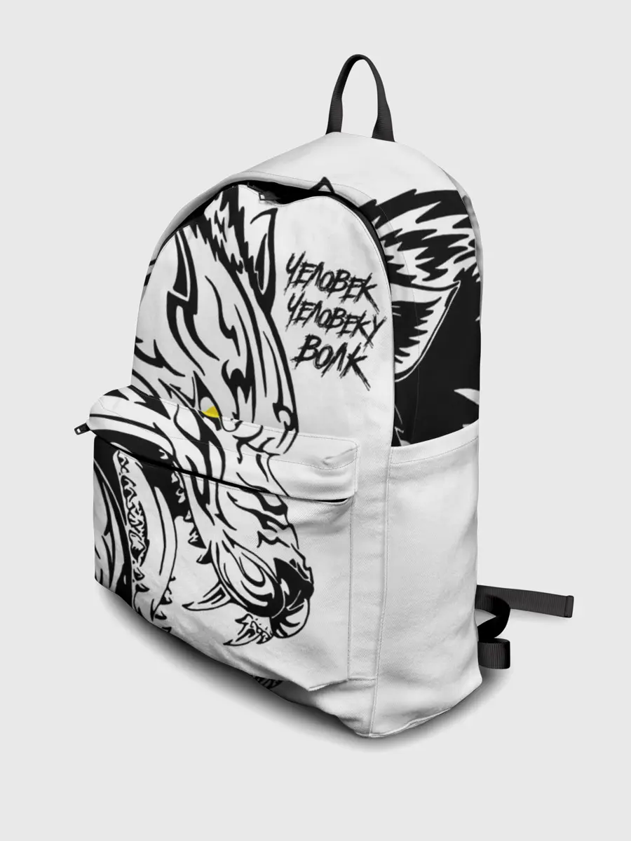 Рюкзак джинсовый / Человек человеку волк