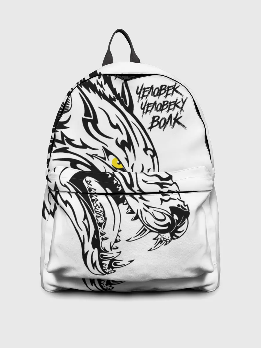 Рюкзак джинсовый / Человек человеку волк