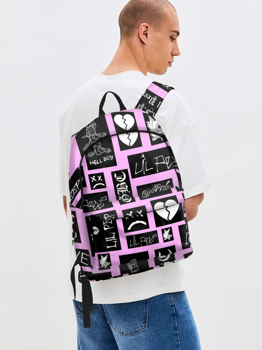 Рюкзак джинсовый / LIL PEEP