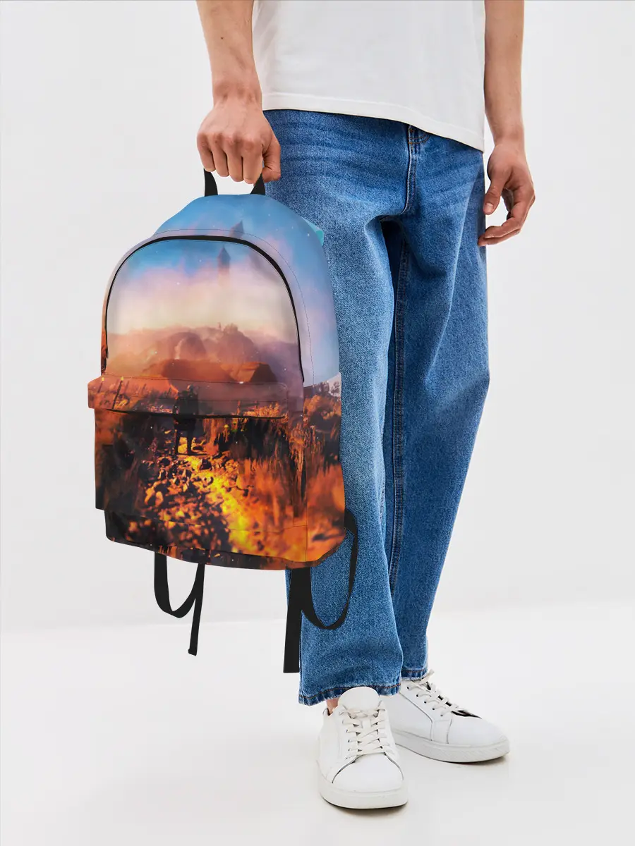 Рюкзак джинсовый / ВЕДЬМАК