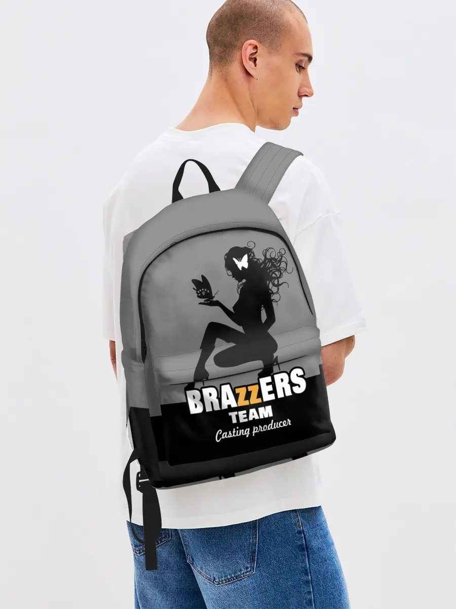 Рюкзак джинсовый / Brazzers team Casting-producer