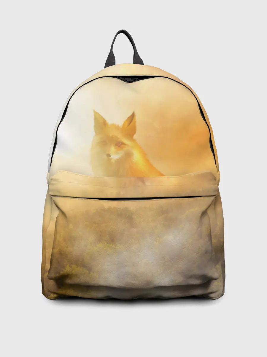 Рюкзак джинсовый / Лисичка в тумане