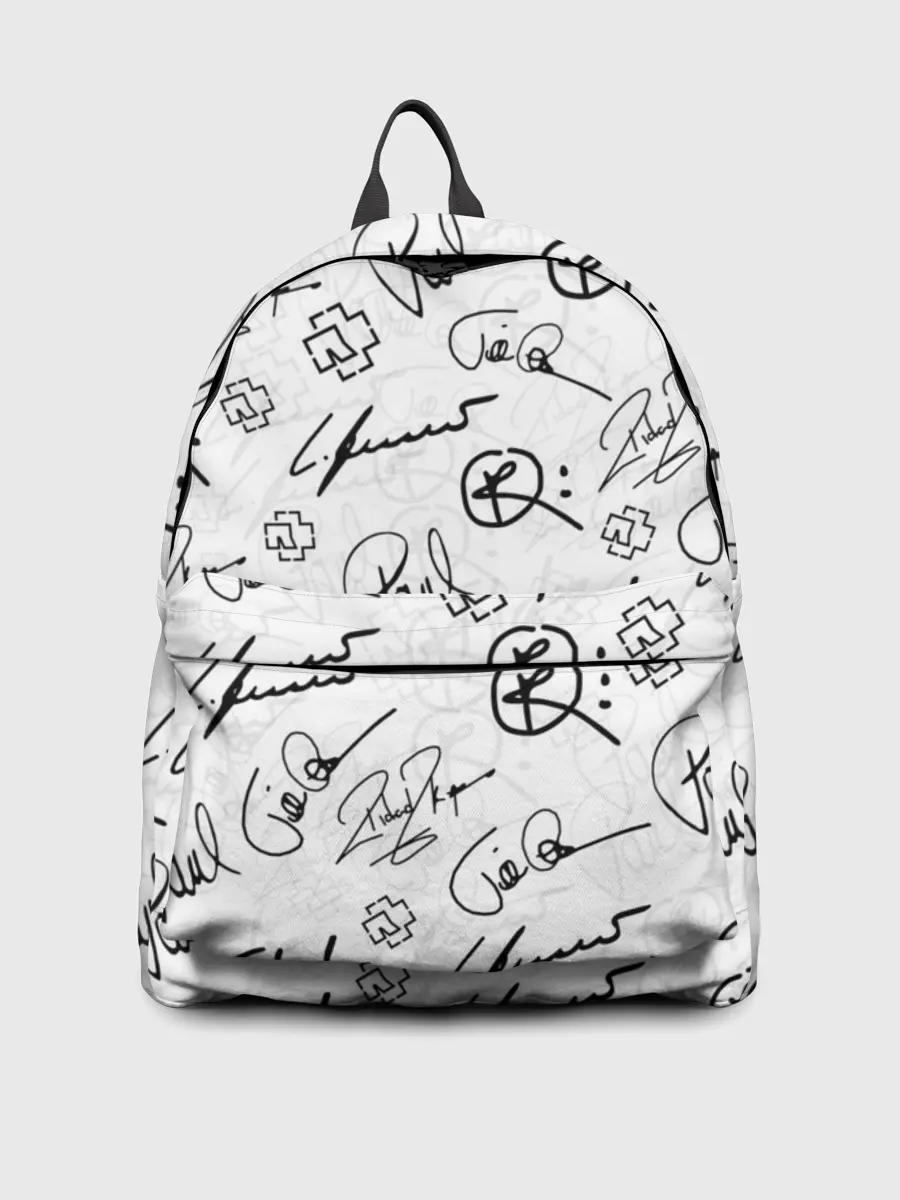 Рюкзак джинсовый / RAMMSTEIN АВТОГРАФЫ