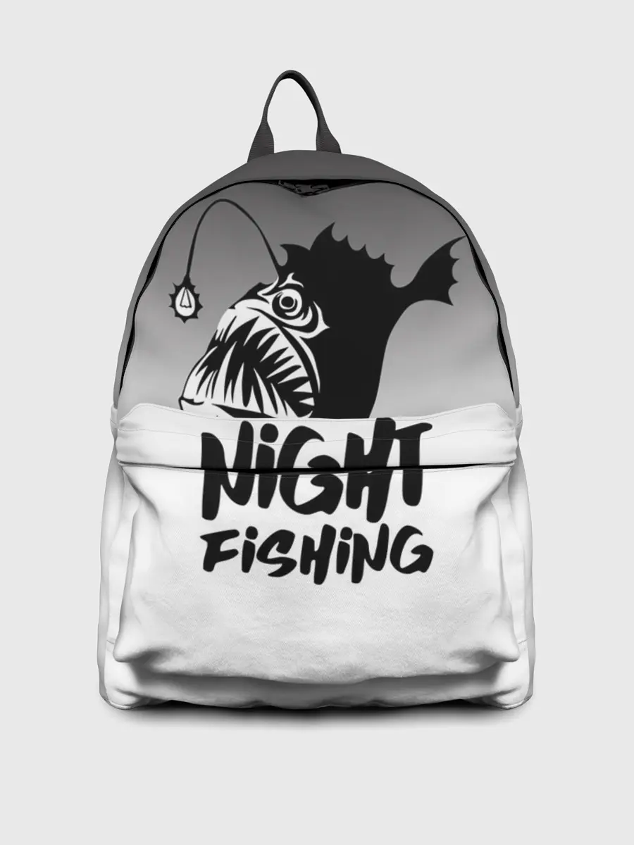 Рюкзак джинсовый / Рыба удильщик