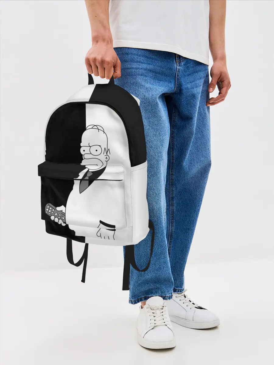 Рюкзак джинсовый / Гомер Симпсон