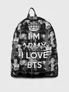 Рюкзак джинсовый / I am army and I lover BTS