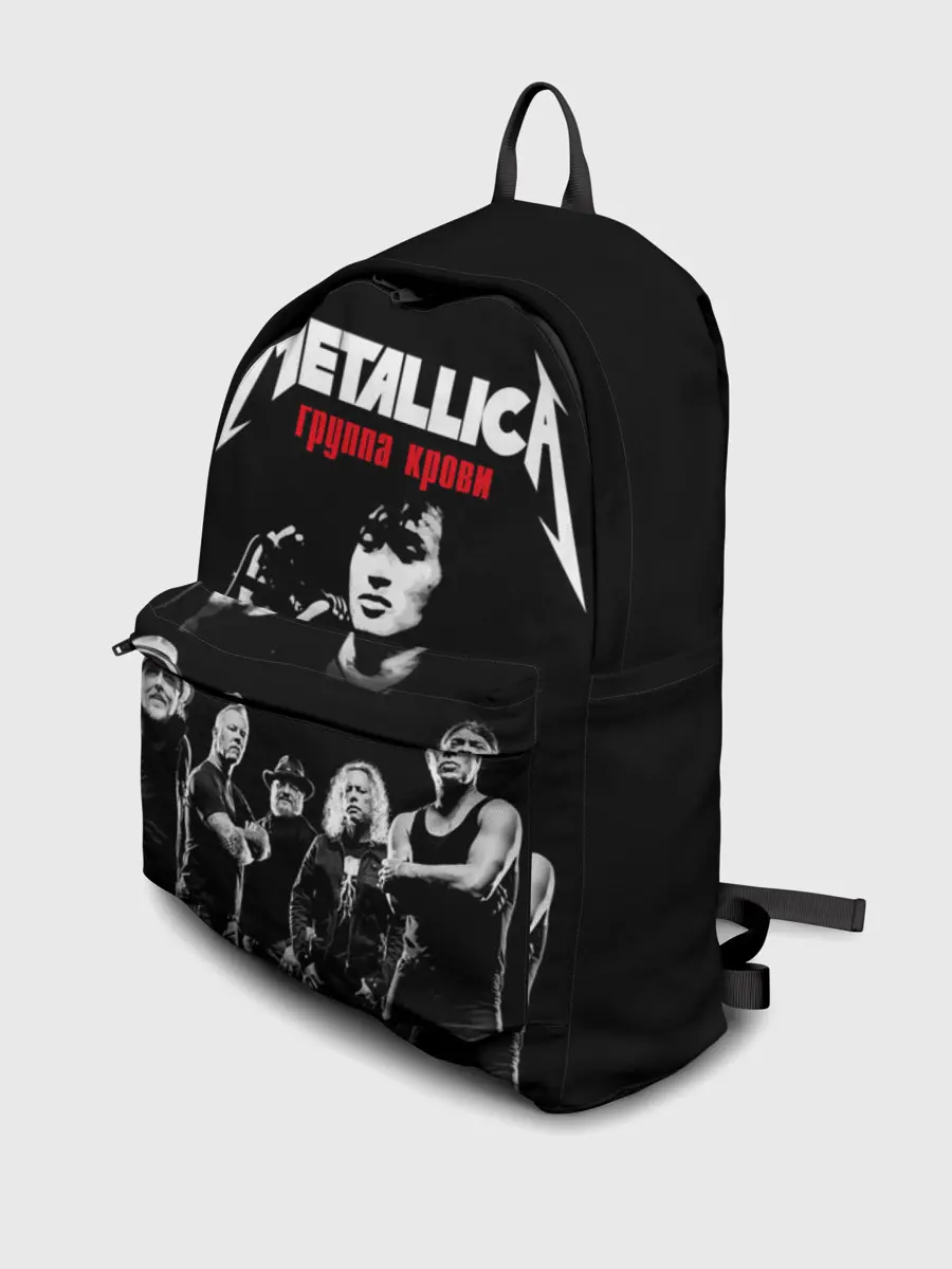 Рюкзак джинсовый / Metallica Группа крови