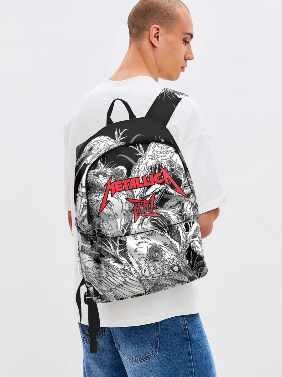 Рюкзак джинсовый / Metallica