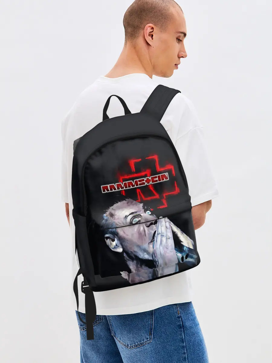 Рюкзак джинсовый / Rammstein