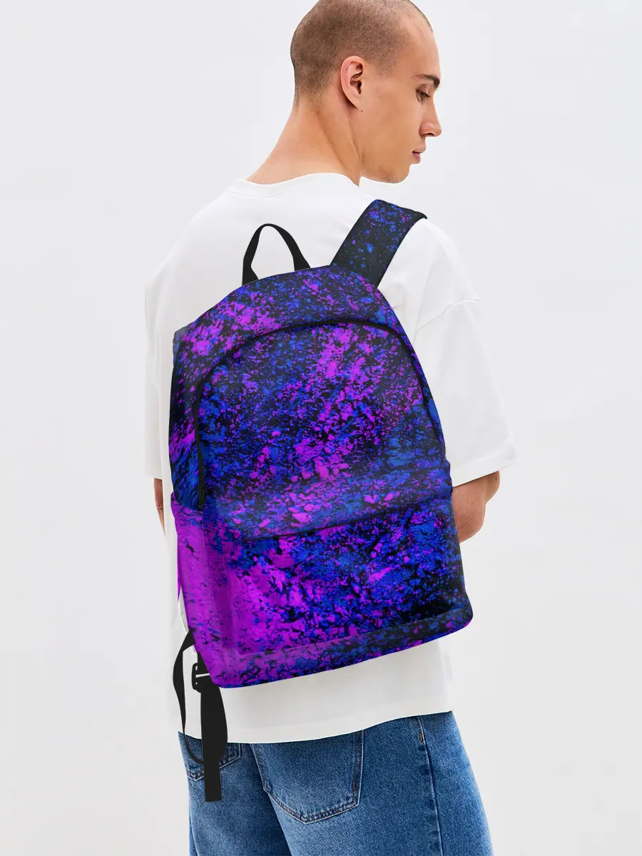 Рюкзак джинсовый / Брызги краски
