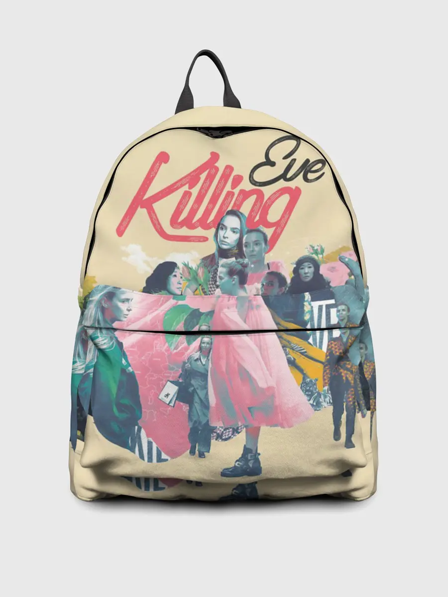 Рюкзак джинсовый / Killing Eve collage