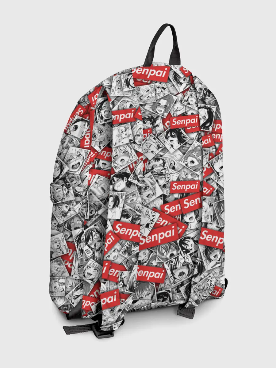 Рюкзак джинсовый / Senpai ahegao