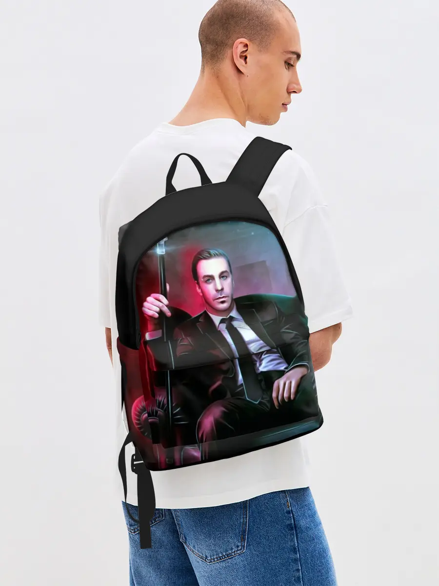 Рюкзак джинсовый / Тилль Линдеманн