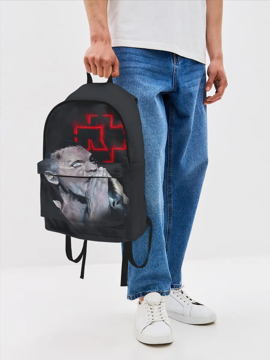 Рюкзак джинсовый / Rammstein