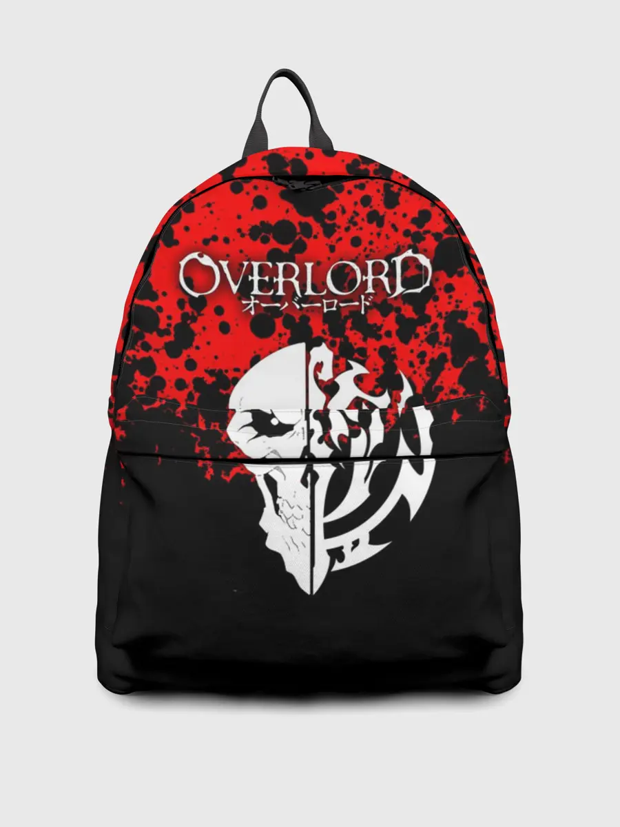 Рюкзак джинсовый / Overlord Skull red