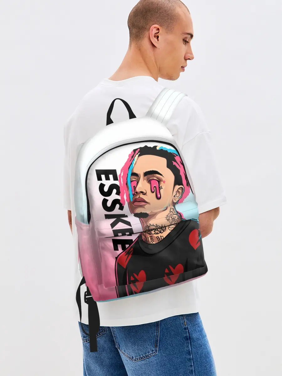 Рюкзак джинсовый / Lil Pump