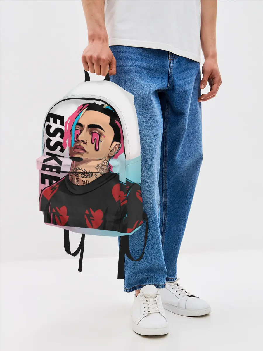 Рюкзак джинсовый / Lil Pump