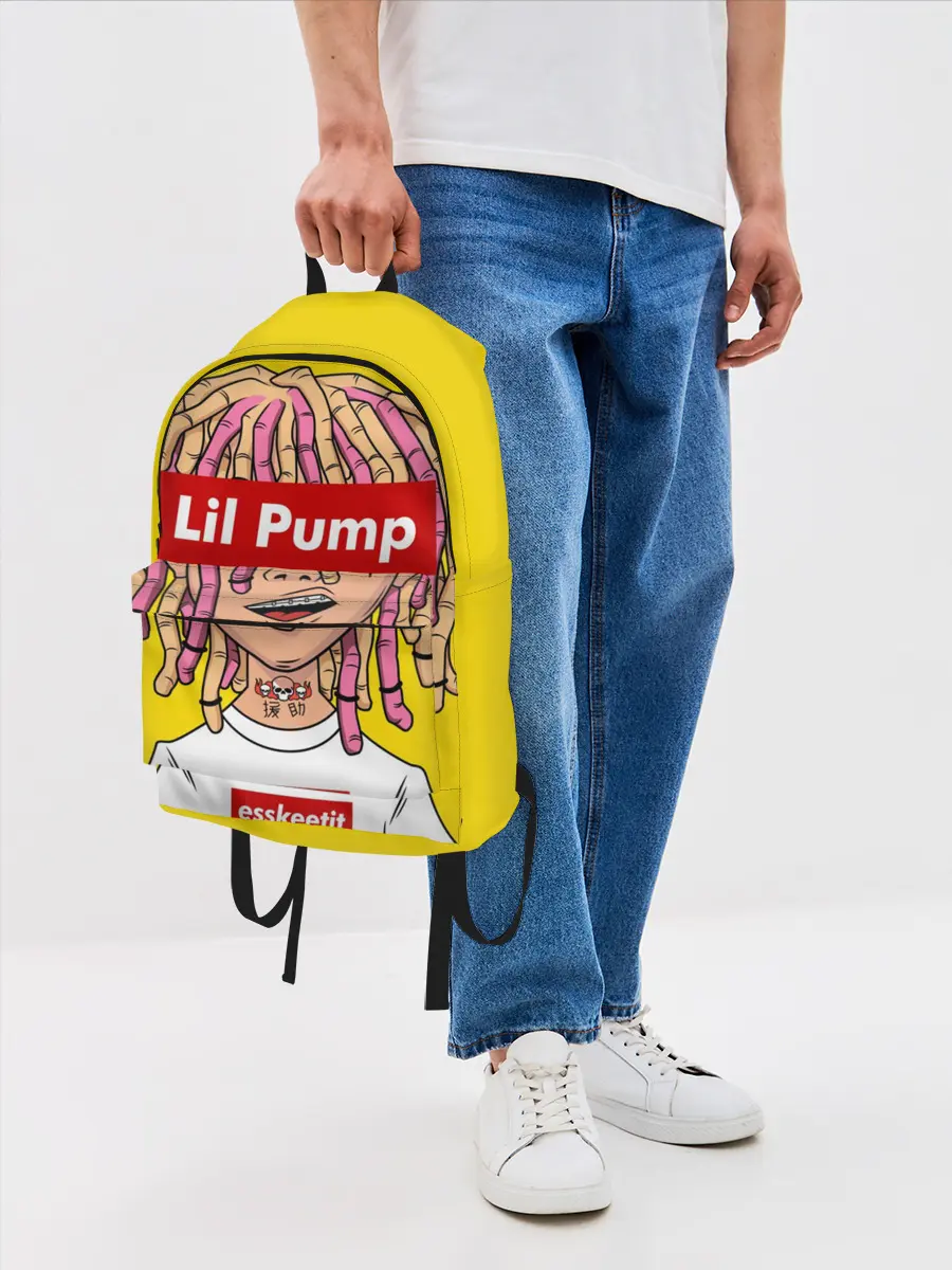 Рюкзак джинсовый / Lil Pump