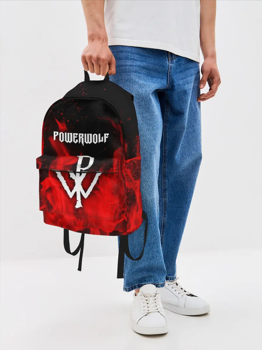 Рюкзак джинсовый / POWERWOLF