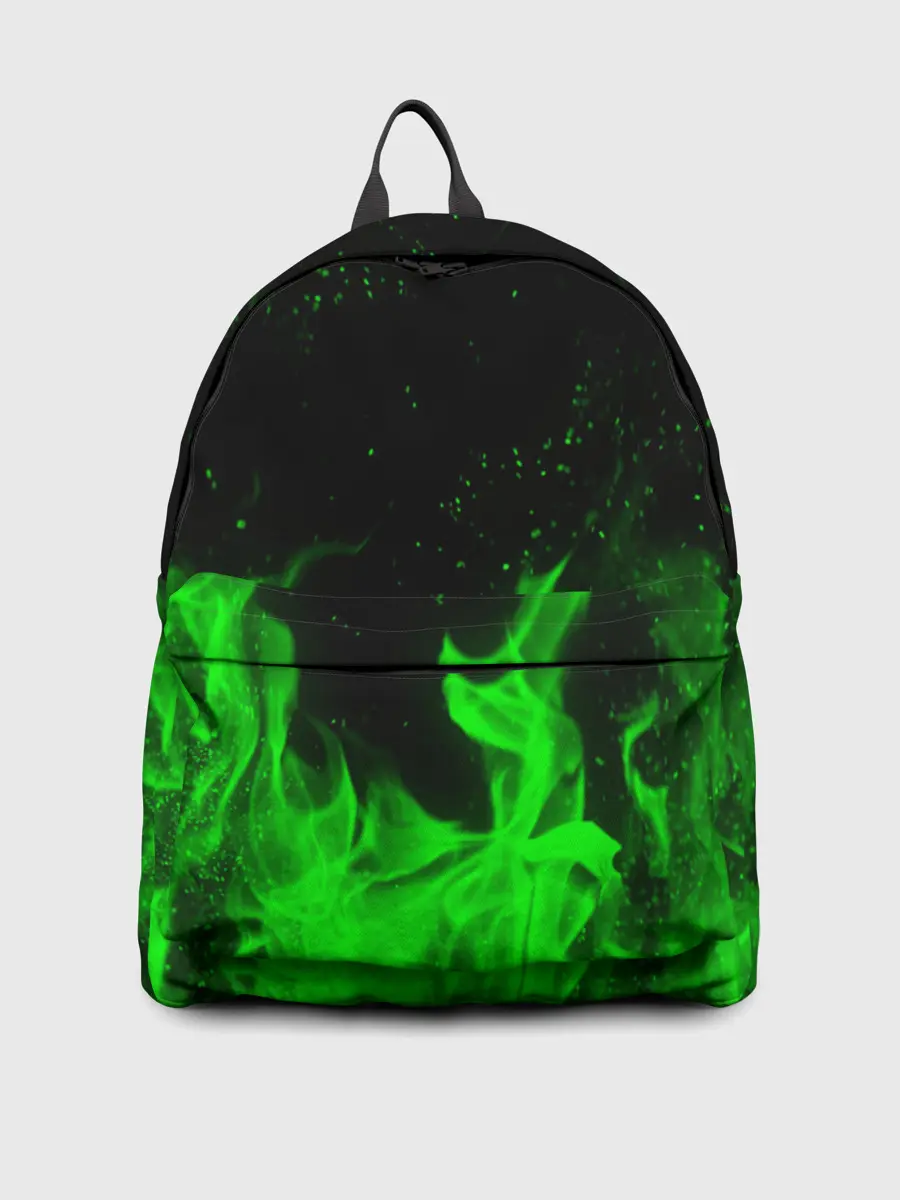 Рюкзак джинсовый / ЗЕЛЁНЫЙ ОГОНЬ | GREEN FIRE