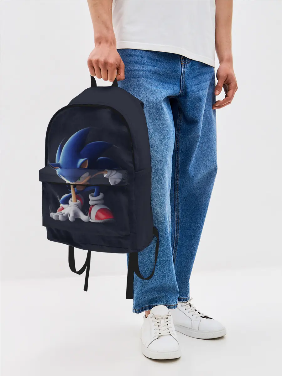 Рюкзак джинсовый / Sonic