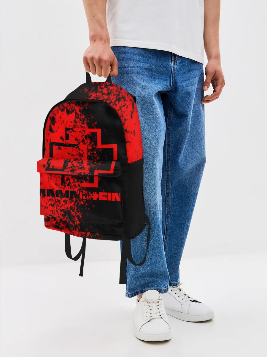 Рюкзак джинсовый / Rammstein.