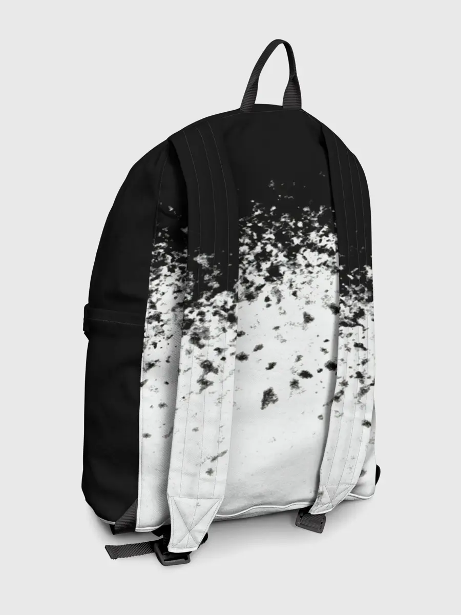 Рюкзак джинсовый / чб спрей оверлорд