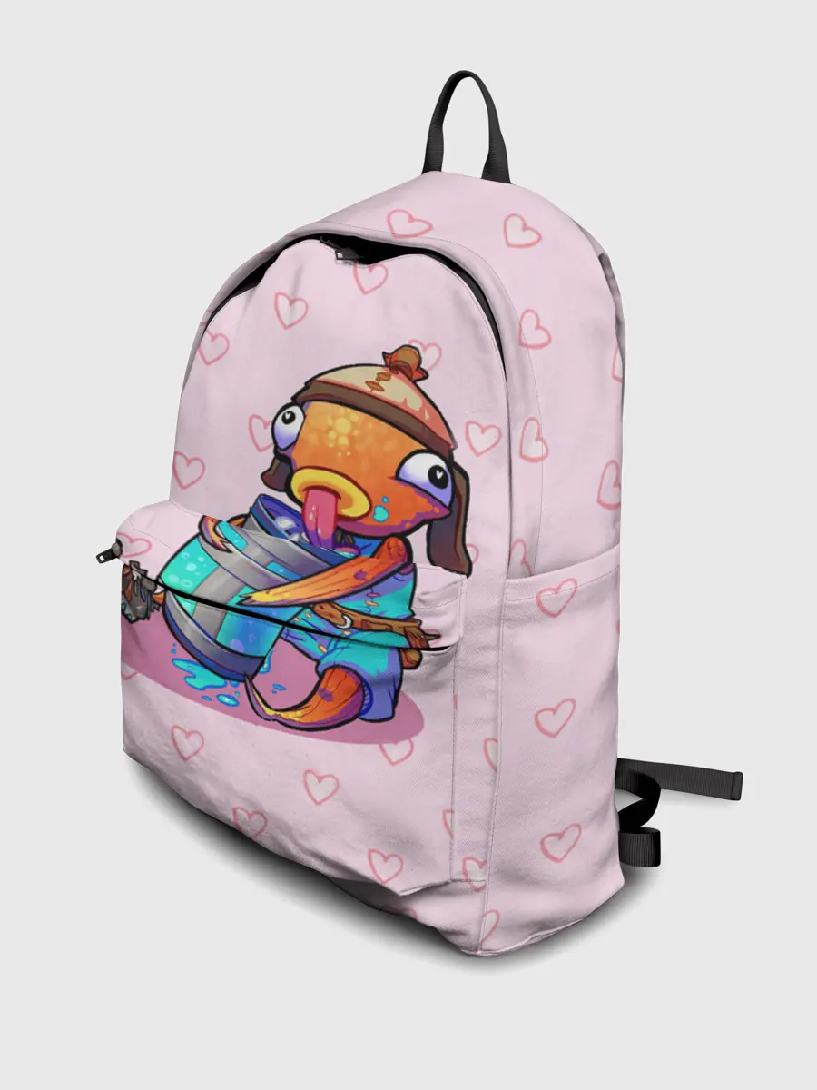 Рюкзак джинсовый / Рыба Фортнайт