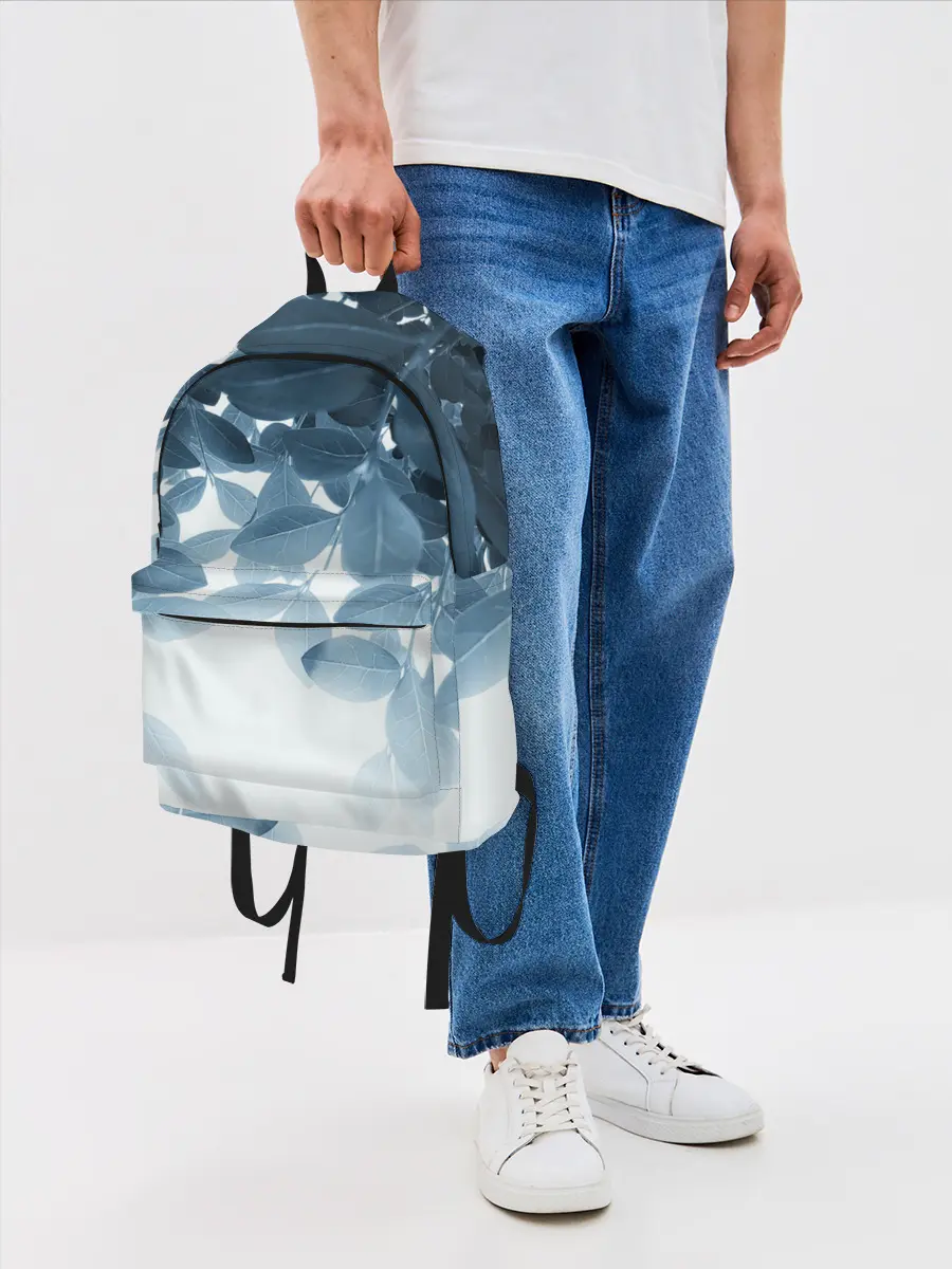 Рюкзак джинсовый / Тропики