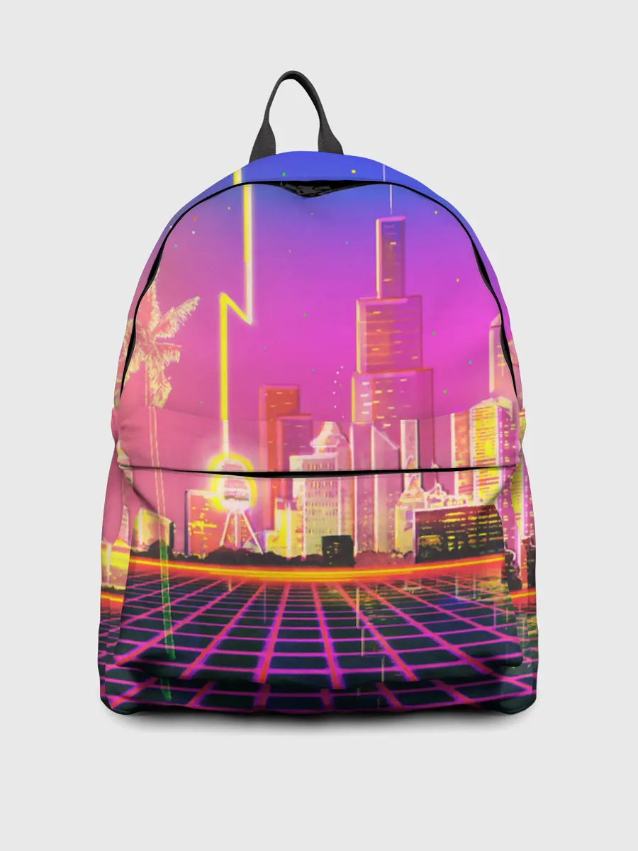 Рюкзак джинсовый / КИБЕР ГОРОД