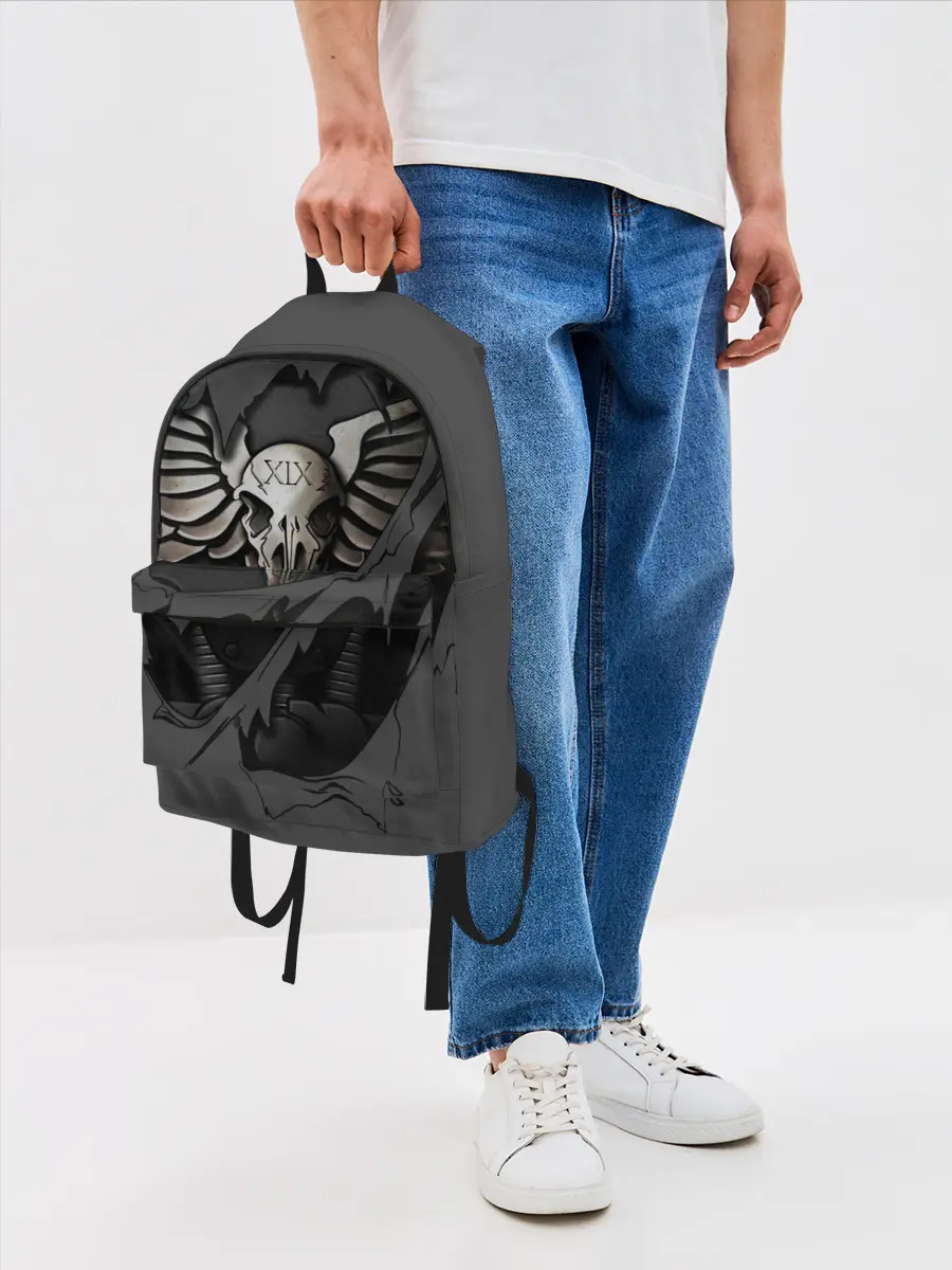 Рюкзак джинсовый / Броня Гвардии Ворона