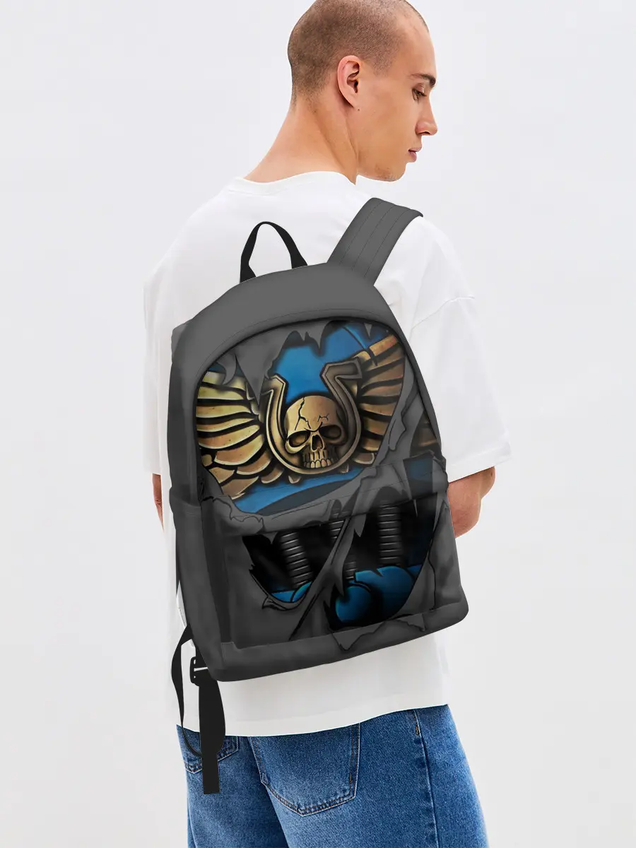 Рюкзак джинсовый / Ультрамариновая Броня