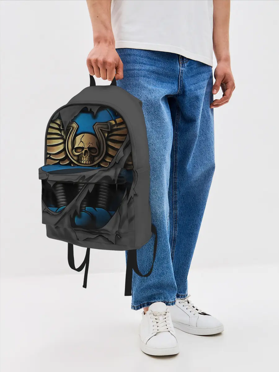 Рюкзак джинсовый / Ультрамариновая Броня