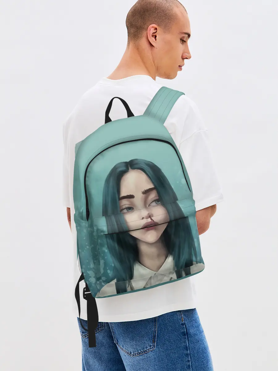 Рюкзак джинсовый / Билли Айлиш