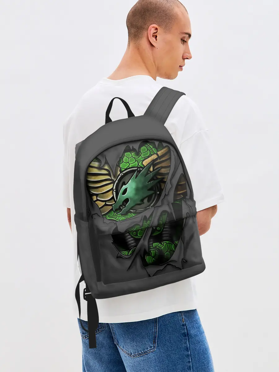 Рюкзак джинсовый / Доспехи Саламандр