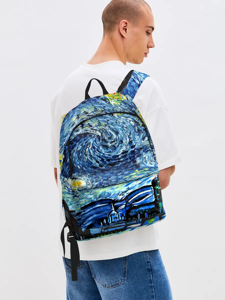 Рюкзак джинсовый / ВАНГОГ