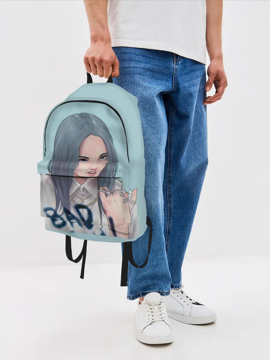 Рюкзак джинсовый / Billie Eilish