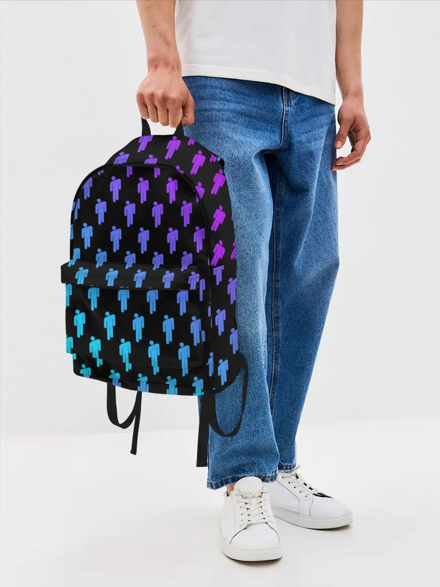 Рюкзак джинсовый / BILLIE EILISH PATTERN