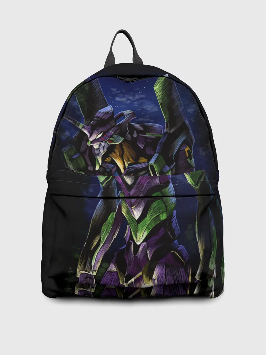 Рюкзак джинсовый / Боевой робот Евангелион