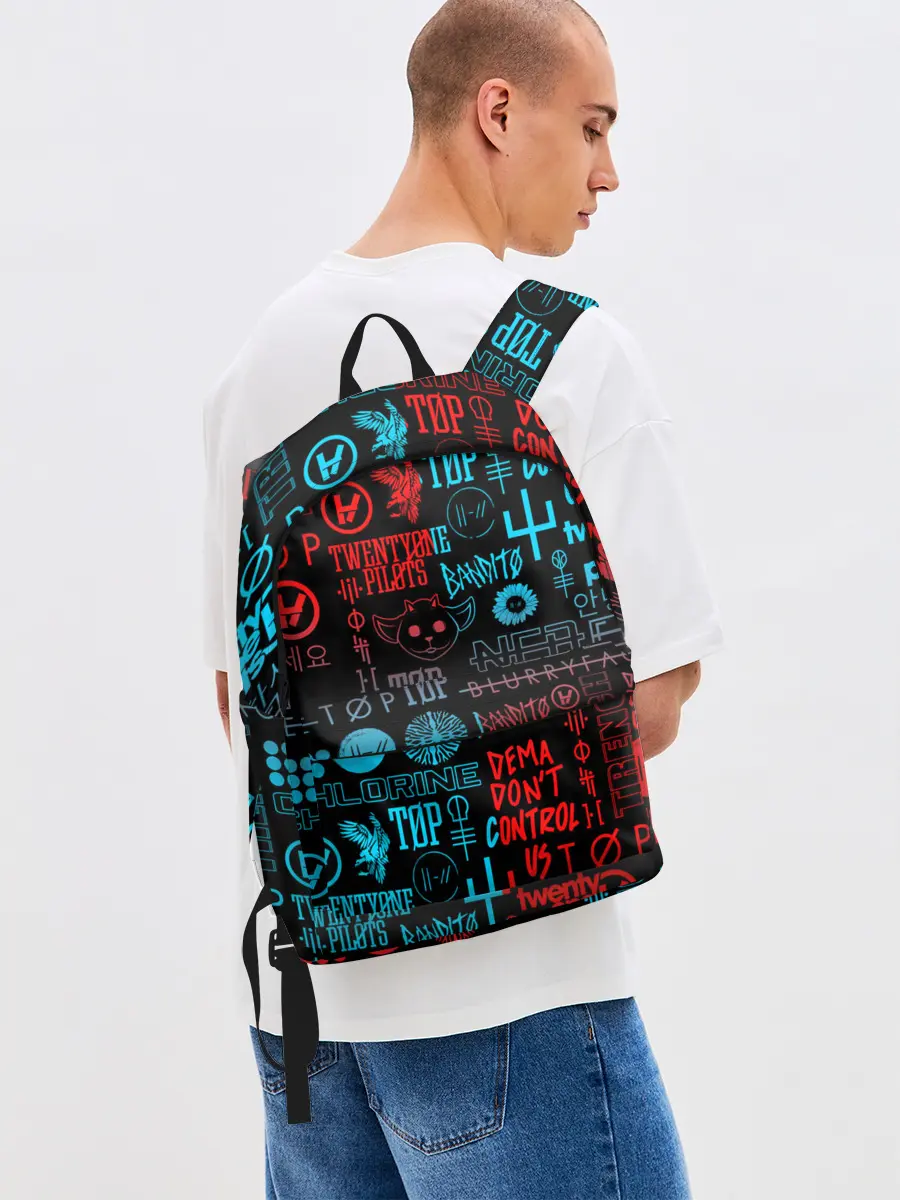 Рюкзак джинсовый / TWENTY ONE PILOTS