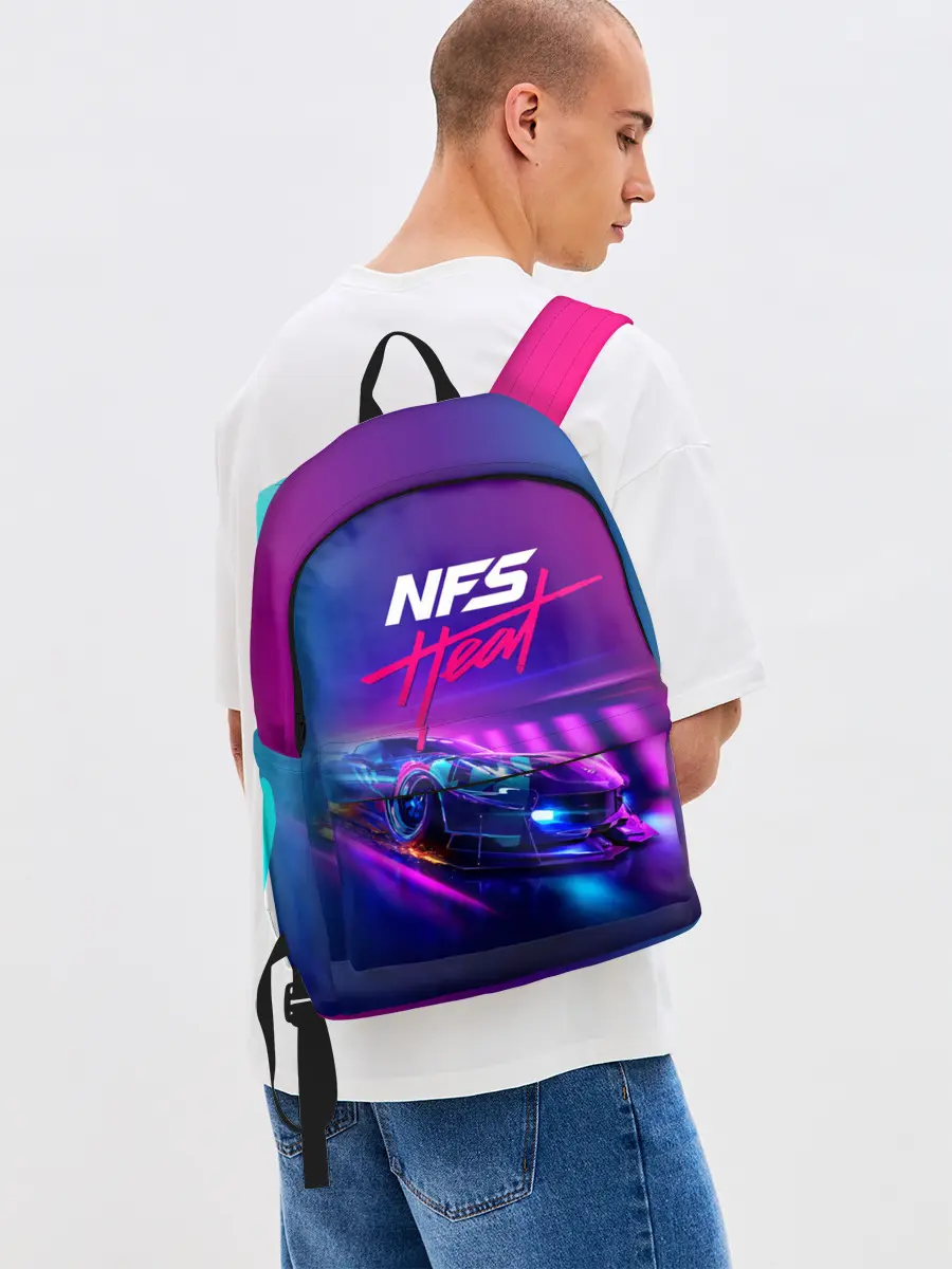 Рюкзак джинсовый / NEED FOR SPEED - HEAT